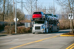 Auto shipment truck