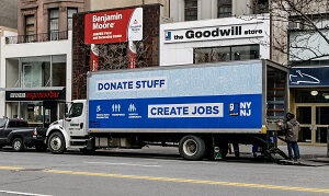Goodwill donation truck