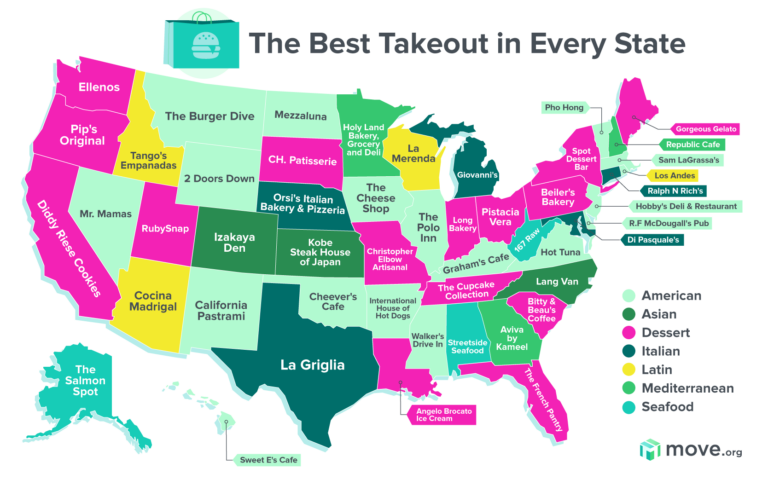 Takeout map
