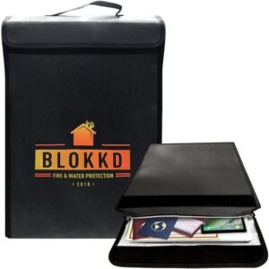 BLOKKD Fireproof Document Bag