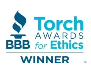 2025 recipient of the BBB Torch Award for Ethics