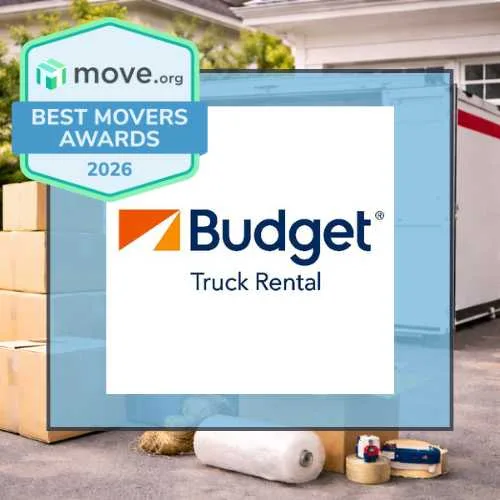 Budget Truck Rental named best for affordable moves in the Move.org 2026 Best Movers Awards