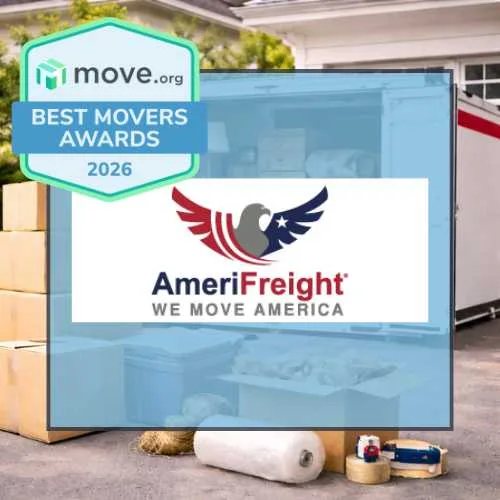 AmeriFreight Auto Transport named best car shipper for affordable moves in the 2026 Move.org Best Movers Awards